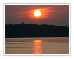 Sunset over Kentucky Lake